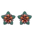 thumbnail image 5 of French Retro Celebrity Elegant Temperament Flower Stud Earrings High-end Earrings Women's S925 Silver Needle Zircon Earrings, 5 of 11