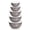 Brown, variant on Stainless Steel Mixing Bowls with Lids Set, Laoyebaoho Metal Nesting Salad Bowls, Airtight Lids, Large Prep Metal Mixing Bowls for Kitchen