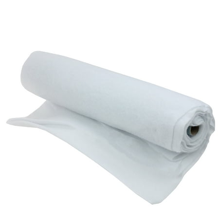 White Artificial Christmas Soft Snow Blanket Roll - 8' x 36