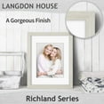 thumbnail image 5 of Langdon House 11x14 Almond White Picture Frames w/ Mat for 8x10 Photo, Contemporary Farmhouse Style, 6 Pack, Richland Collection (US Company), 5 of 6