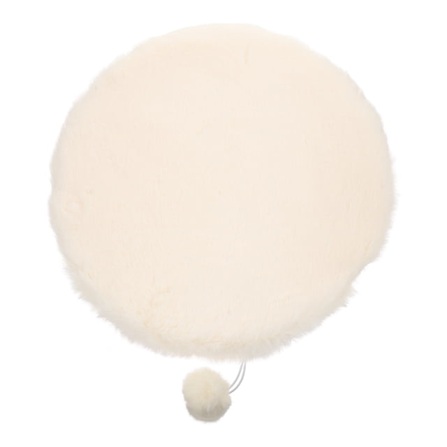 Warm Pet Cushion for Comfortable Sleep with Plush Material White Color Small Ball Design for Playing and Sleeping 1PC
