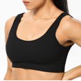 thumbnail image 1 of Conjunto de yoga acanalado para mujer, top corto de manga larga, pantalones cortos, conjunto de mallas, traje de fitness sin costuras, ropa activa sólida para gimnasio, ropa de entrenamiento, 1 of 5