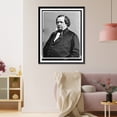 thumbnail image 3 of Historic Framed Print, [Supreme Court Judge Nathan Clifford, half-length portrait, facing left], 17-7/8" x 21-7/8", 3 of 9
