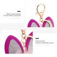 thumbnail image 4 of EeaseCA 2Pcs Cat Ear Key Chain Key Ring Pendant Car Bag Ornament Creative Keychain, 4 of 8