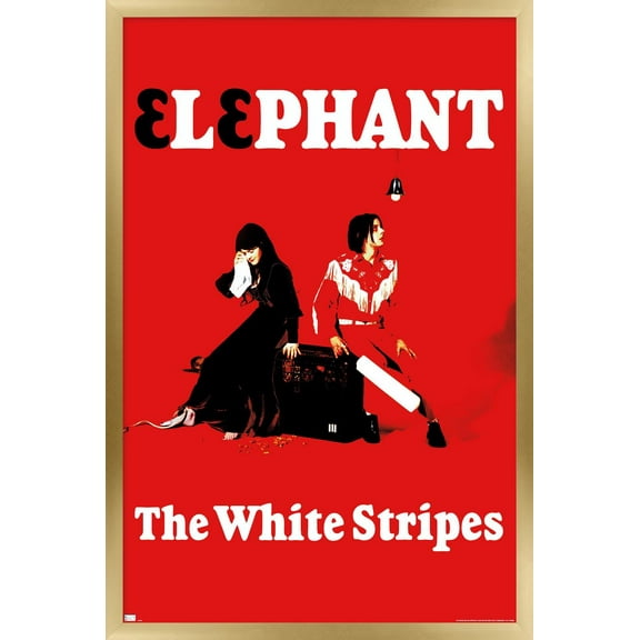 The White Stripes - Elephant Wall Poster, 22.375" x 34" Framed