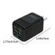 thumbnail image 3 of Cargador de Teléfono Android, Adaptador de Alimentación de Carga Rápida de 150W, Multi Puerto 4Usb + 2Pd, Enchufe de Pared Estándar de Ee.Uu., Carga Simultánea para Varios Dispositivos Adaptador de Al, 3 of 7