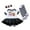 Black#767, variant on LIIPEE Girls Boys Onesie Halloween Cartoon Pumpkin Letter Printed Short Sleeve Round Neck Dress Bodysuit Sock With Headband Child Breathable Holiday School Party One-Pieces,Gold,3-6 Months