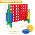 thumbnail image 3 of Costway 4 en Raya Gigante para Niños y Adultos Juego de Interior y Exterior Verde 120 x 42 x 104 cm, 3 of 10