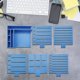 thumbnail image 4 of MTBLYS Caja organizadora de notas | Organizador de notas de escritorio | Contenedor de plástico ABS | 1 unidad | Estuche para notas adhesivas para el hogar y la oficina, 4 of 8