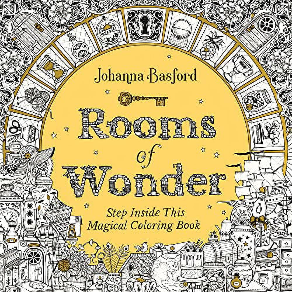 Rooms of Wonder: Step Inside This Magical Coloring Book (Spiral Bound)