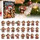 thumbnail image 4 of Adornos Navideños De Monos En 2D Calendario De Adviento Para Las Fiestas Navideñas De 2025 Adornos Navideños En 2D Para El Árbol De Navidad Conjunto De Adornos Para El Árbol De Navidad (24 Piezas), 4 of 8
