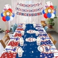 thumbnail image 2 of Suministros para Fiestas de Béisbol para Niños, Decoraciones con Platos y Servilletas, Mantel y Tene, 2 of 7