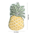 thumbnail image 3 of Outdoor Terrace Decorative Pillows,Summer Themed Soft And Comfortable Bedside Car Cushions (including Inner Core),14.04x15.74in Tropical Themed Beach,Pool-Pineapple Shape, 3 of 7