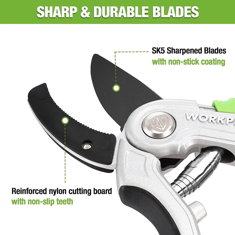 Workpro Heavy Duty Garden Anvil Pruning Shears photo 6