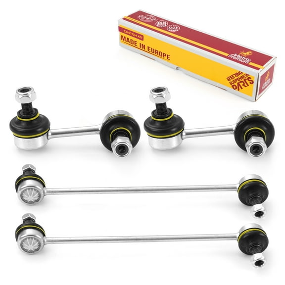 Metrix Premium Chassis Parts - 4 PC Front & Rear Sway Bar Stabilizer End Link Kit Fits 18-21 Mitsubishi Eclipse Cross, 18-22 Outlander PHEV, 14-20 Outlander, Replacement MS80822 SL68512