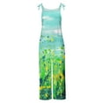 thumbnail image 4 of Summer Jumpsuits for Women Casual Plus Size Printed Sleeveless Backless One-piece Pants 50% off Clearance!, 4 of 5