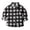 Black, variant on Odeerbi Toddler Boys Plaid Shirt Long Sleeve School Uniform Shirts with Pocket