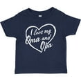 thumbnail image 3 of Inktastic I Love My Oma and Opa in White Chalk Heart Boys or Girls Baby T-Shirt, 3 of 5