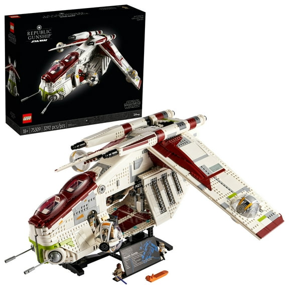 LEGO Star Wars Republic Gunship 75309 Ultimate Collector Series Building Kit (3,292 Pieces)