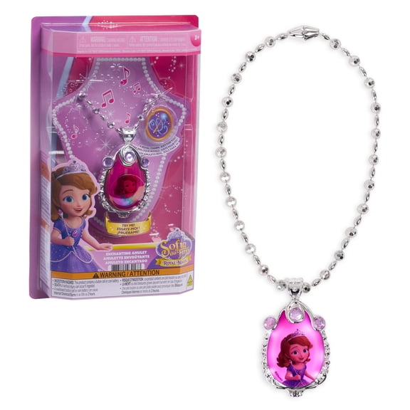 Disney Jr. Sofia the First Enchanting Amulet, Light-up Musical Dress-up Accessory, for Fans Ages 3