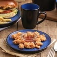 thumbnail image 5 of Stone Lain Albie 16-Piece Modern Dinnerware Set, Ceramic Stoneware, Blue and Black, 5 of 6