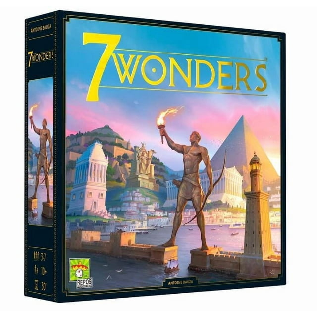 Juego de cartas 7 Wonders Fun Family para adultos, adolescentes y niños