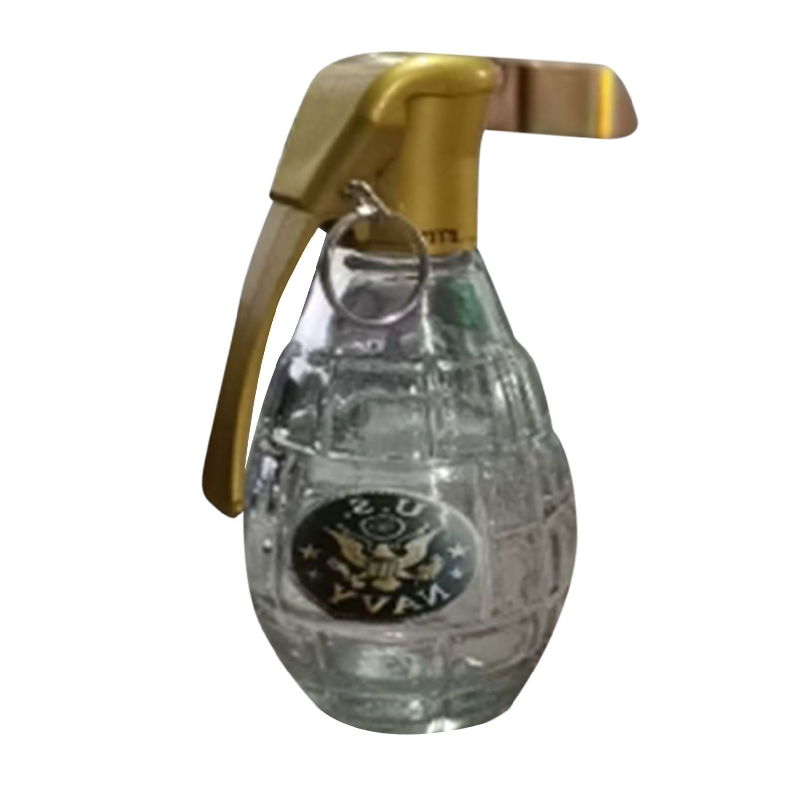 2025 Military Hand Grenade Whiskey Bottle – Engraved Grenade-Shape Glass, 300ml Veteran Tribute Gift-C