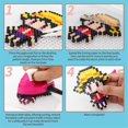 thumbnail image 5 of Fuse Beads Pegboards, Large Plastic Bead Pegboard, Square Peg Fuse Melty Beads Boards Kit for DIY Cr, 5 of 5