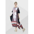 thumbnail image 6 of Miss Lavish London Kaftan Dresses for Women,Beach Kaftan Coverups,Hawaiian Coverups for Women,Long Beach & Swimsuit Coverups,Plus Size African Caftan Dress,Moroccan Style Loungewear Black Jewel XL, 6 of 6