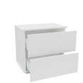thumbnail image 4 of Polifurniture Madison Modern 2 Drawer Nightstand, White, 4 of 12