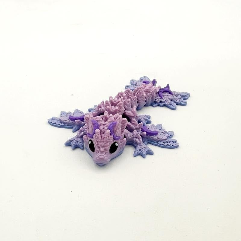 6 Pack Small Mystery Dragon Eggs, 3D Printed Dragon Eggs with Fully Articulated and Colored Dragon Inside, Unique Mystery Dragons for Easter Fun, Easter Basket Stuffers