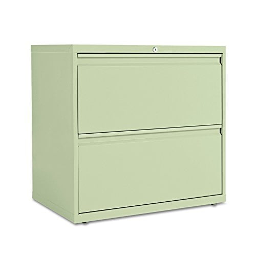 Alera 2 Drawers Lateral Steel Lockable Filing Cabinet, Putty