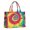 Colorful Rainbow Tie-1, variant on Large Capacity Tote Bag,Colorful Rainbow Tie Dye Spiral Pattern Handbag Fashion Luxury Tote Bag,15.7"x13"x 5.1" Inches,Laptop Compatible