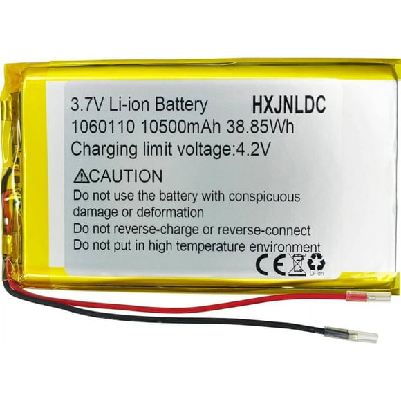 AIR-DC 3.7V 10500mah 1060110 Rechargeable Lithium Polymer Replacement Battery for DIY 3.7-5V Electronic Product, Mobile Energy Storage Power Supply