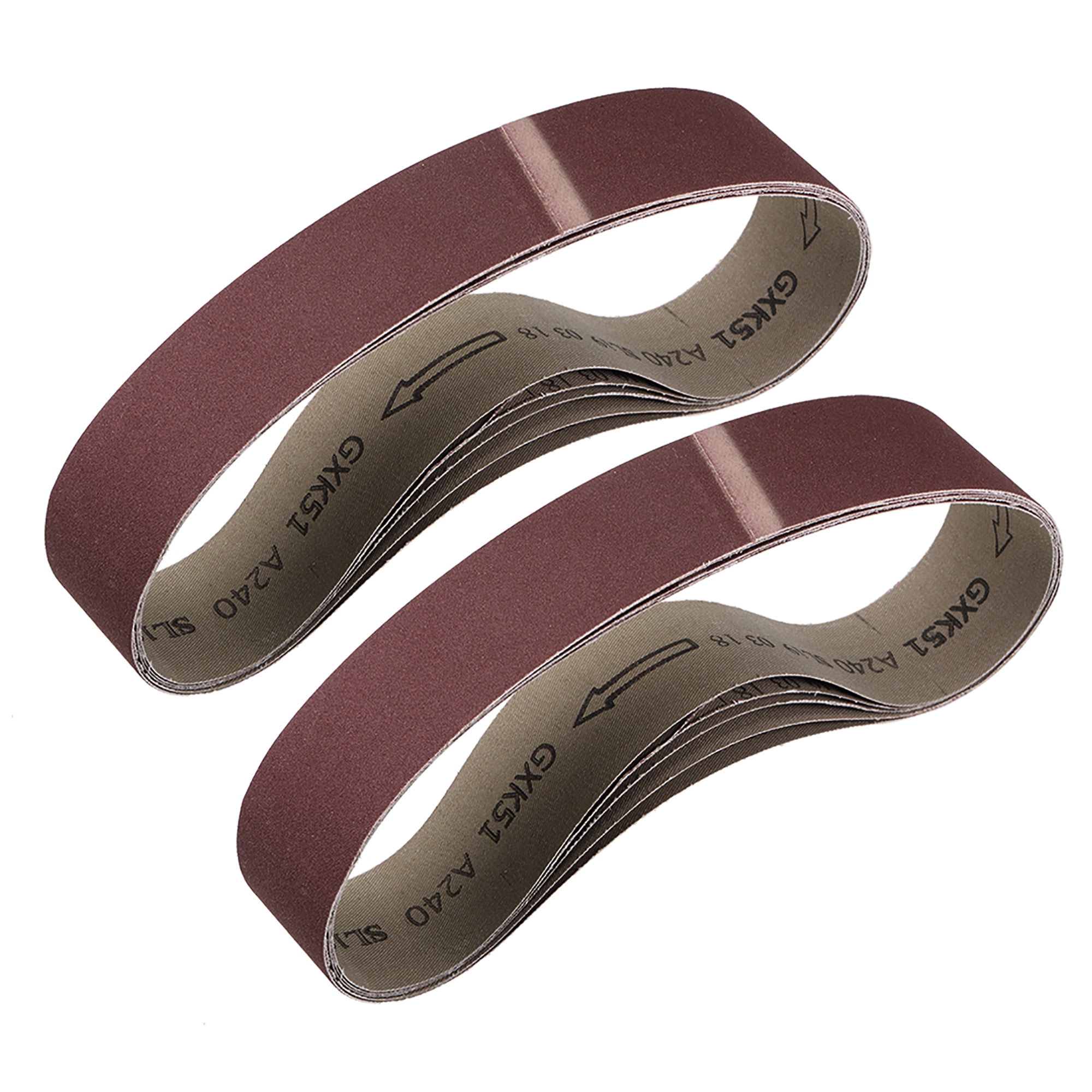2inch X 27inch Sanding Belt 240 Grits Sand Belts for Belt Sander 10pcs