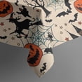 thumbnail image 5 of Classic Halloween Pattern Square Tablecloth,Waterproof Square Table Cover,Wipeable Spillproof Washable Table Cover for Home Kitchen Party Decor 60"x60"(152x152cm), 5 of 6