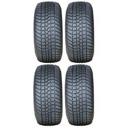Full set of MotoSport EFX Pro Rider 205x50-10 (4ply) Golf Cart Tires (4)