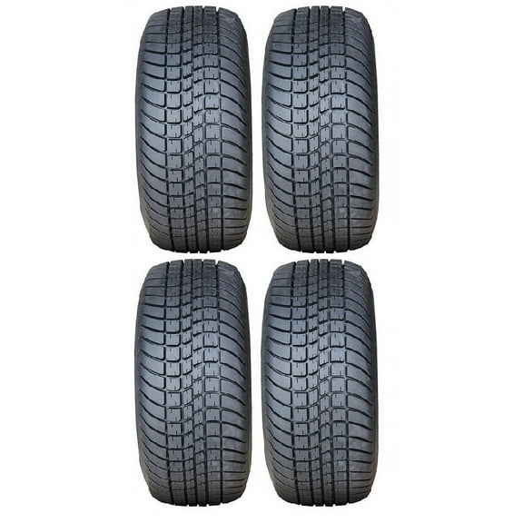 Full set of MotoSport EFX Pro Rider 205x50-10 (4ply) Golf Cart Tires (4)