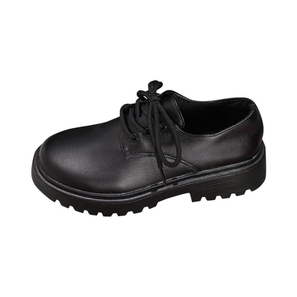 Tauxra Women Fashion Loafers Round Toe Oxford Shoes for Women Casual Lace Up Loafers Comfortable Walking Sneakers