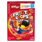 Kellogg's Froot Loops Cereal, Jumbo Size, 825g