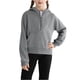 thumbnail image 2 of Cowsor Cute Hoodie for Teen Girls Trendy Solid Color Preppy Hooded Sweatshirts Kids Pullover Long Sleeve School Outfits, 2 of 7
