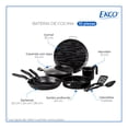 thumbnail image 2 of Batería de Cocina Ekco basic 10 Pzas Negra, 2 of 8