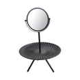 thumbnail image 3 of Espejo de maquillaje de mesa con bandeja de madera, regalo para mujer, organizador de escritorio desmontable moderno, decoración de habitación, espejo Negro Yinane Espejo de vanidad, 3 of 8