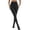 Black, variant on Xijirk Women Wide Ribbed High Waist Opaque Footed Pantyhose High Stretch Smooth Solid Hosiery Tights for Daily Casual Dating Formal Outfit Wear,Blue,One Size