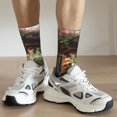 thumbnail image 6 of Cauagu Charming Garden Patio Print Crew Socks for Women and Men,Adult Athletic Running Socks 1-Pair Sports Socks Work Gear Socks with Moisture Wicking, 6 of 6
