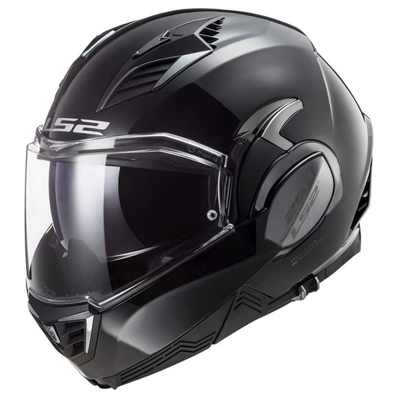 Casco modular LS2 Valiant II Gloss Blackout X-Small