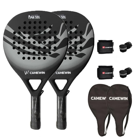 Raquetas de playa CAMEWIN de fibra de carbono, 2 unidades con accesorios