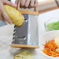 thumbnail image 4 of Stainless Steel Box grater with 6 Sides  Best for Parmesan Cheese  Vegetables  Ginger, 4 of 5