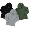 thumbnail image 3 of PURE CHAMP Boys Fleece Pullover Hoodies 3 Pack Long Sleeve Sweatshirts Kids Sizes 4-20, 3 of 5