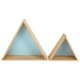 thumbnail image 1 of Estante de madera de 2 piezas para pared, almacenamiento para sala de estar, 1 of 6